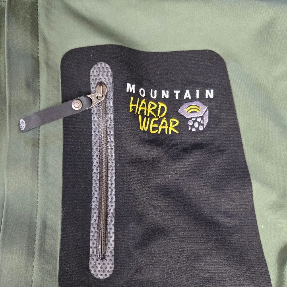Mountain Hardwear Conduit Softshell Jacket Men's M Olive Full Zip Gorpcore Olive